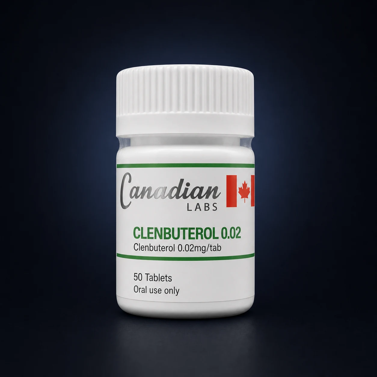 Clenbuterol 0.02 mg / 50 tabletas